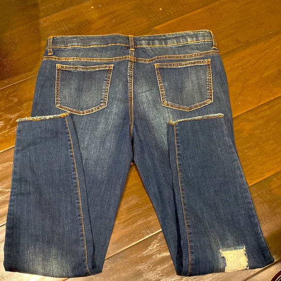 Cat & Jack Super Stretch  Distressed Jegging size 18 plus Adjustable Waist NWT - Picture 6 of 9